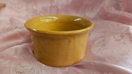 Ciotolina in ceramica color ocra