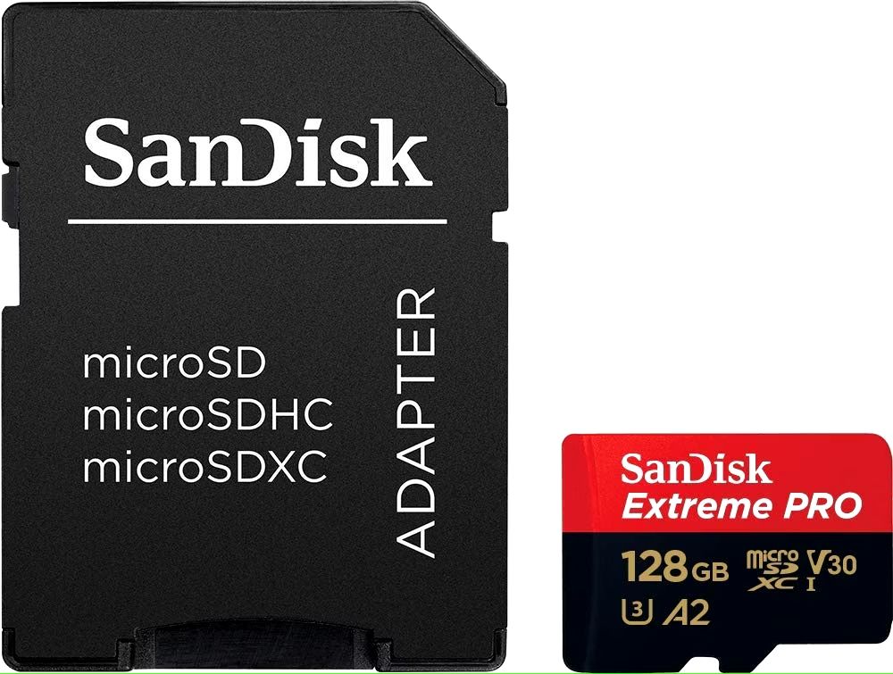 Sandisk Schede di memoria: TOP SanDisk Extreme PRO MicroSDXC 128GB V30 A2 mit Adapter  – Nuovo (secondo la descrizione) da Spiez venduto da saltrider