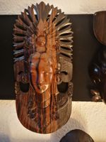 Holzmaske, Wanddeko, Handarbeit, Bali Stil, Dekoidee!