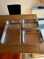 1 x 1/1 + 2x 1/2 Gastronorm Behälter 6,5 cm