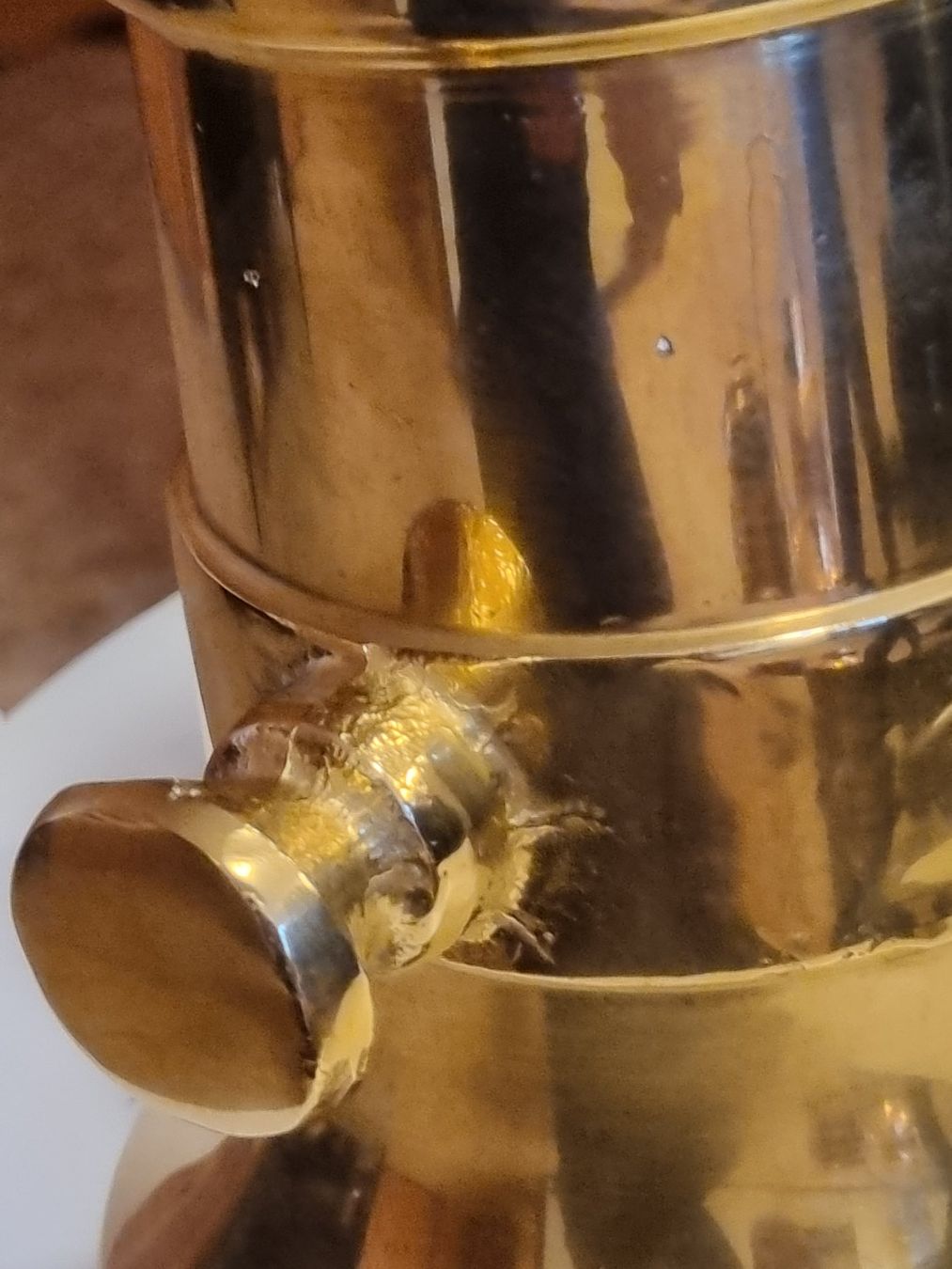 Altro per cucinare: Messing Mörser mit Stößel Vintage schwer – Usato da Scharnachtal venduto da devin03 8