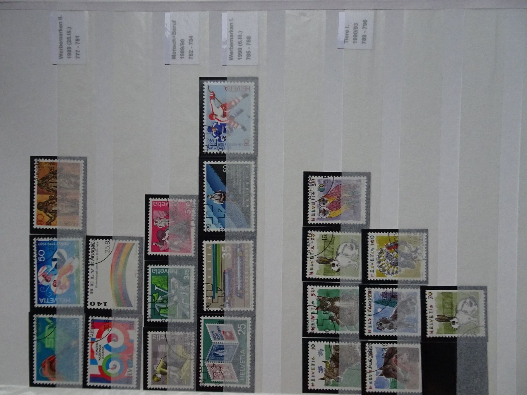 Tous les timbres: 1989/90 – Neuf (Voir description) à Aadorf par Chnorli-Furz