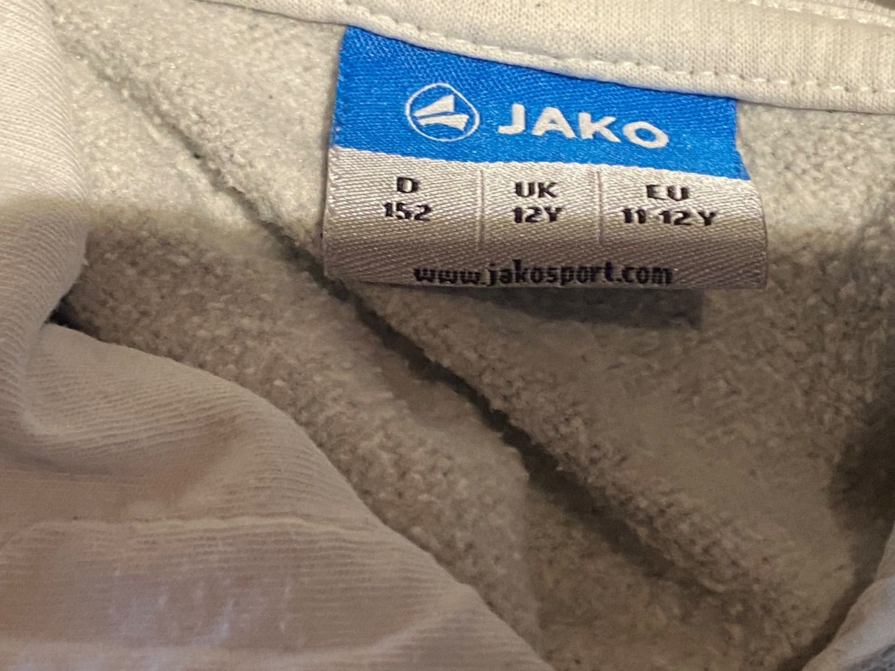 Maglioni & Felpe: Sweatshirt capuchon 152 JAKO gris – Usato da Orpund venduto da Mary8972 3
