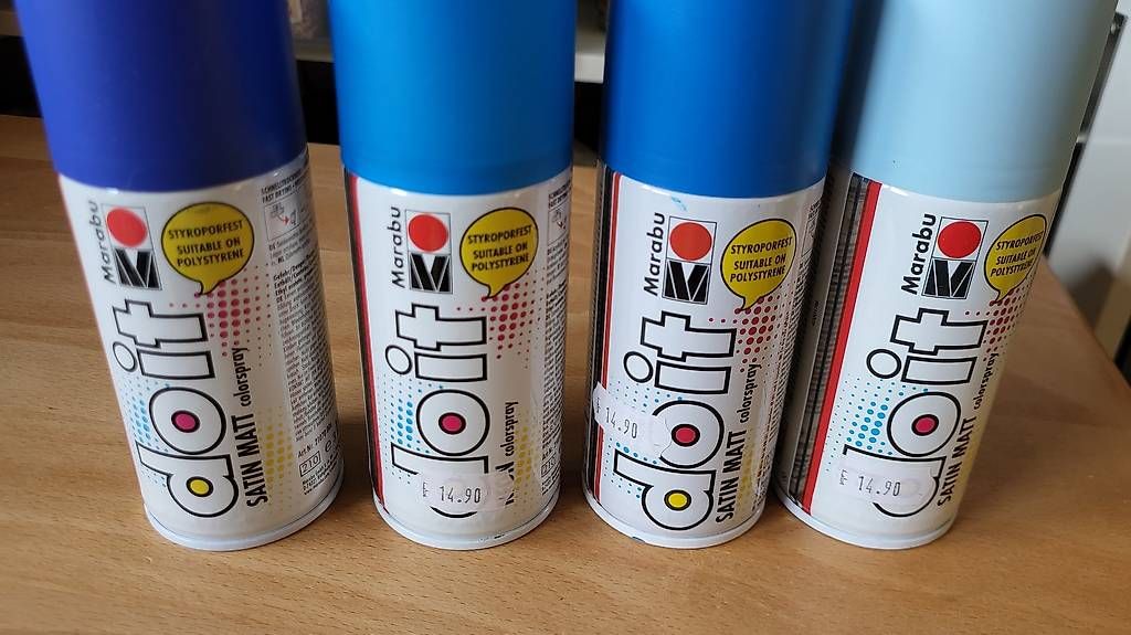 Colori: Sprühdosen Blau – Usato da Fislisbach venduto da san_r6tv