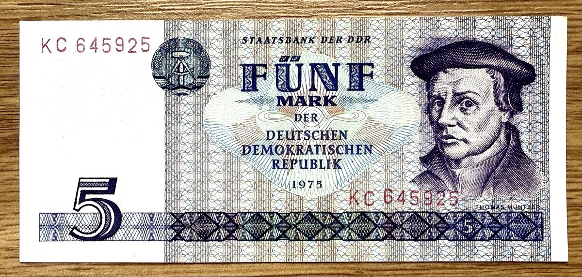 Banknoten: 5 Mark Deutschland 1975!!! UNC!!! – Neu (gemäss Beschreibung) aus Oberentfelden von NunoLouro