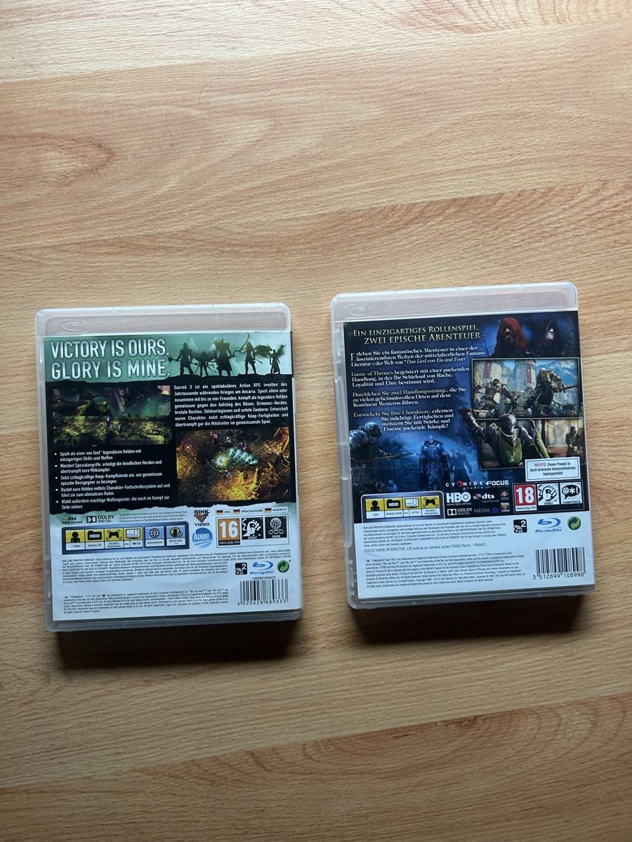 Sony Giochi: PS3 Games: Sacred 3 First Edition & Game of Thrones – Usato da Schötz venduto da lor_z95g 2