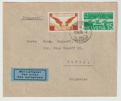 Luftpost 1933 Für Sofia Bulgarien