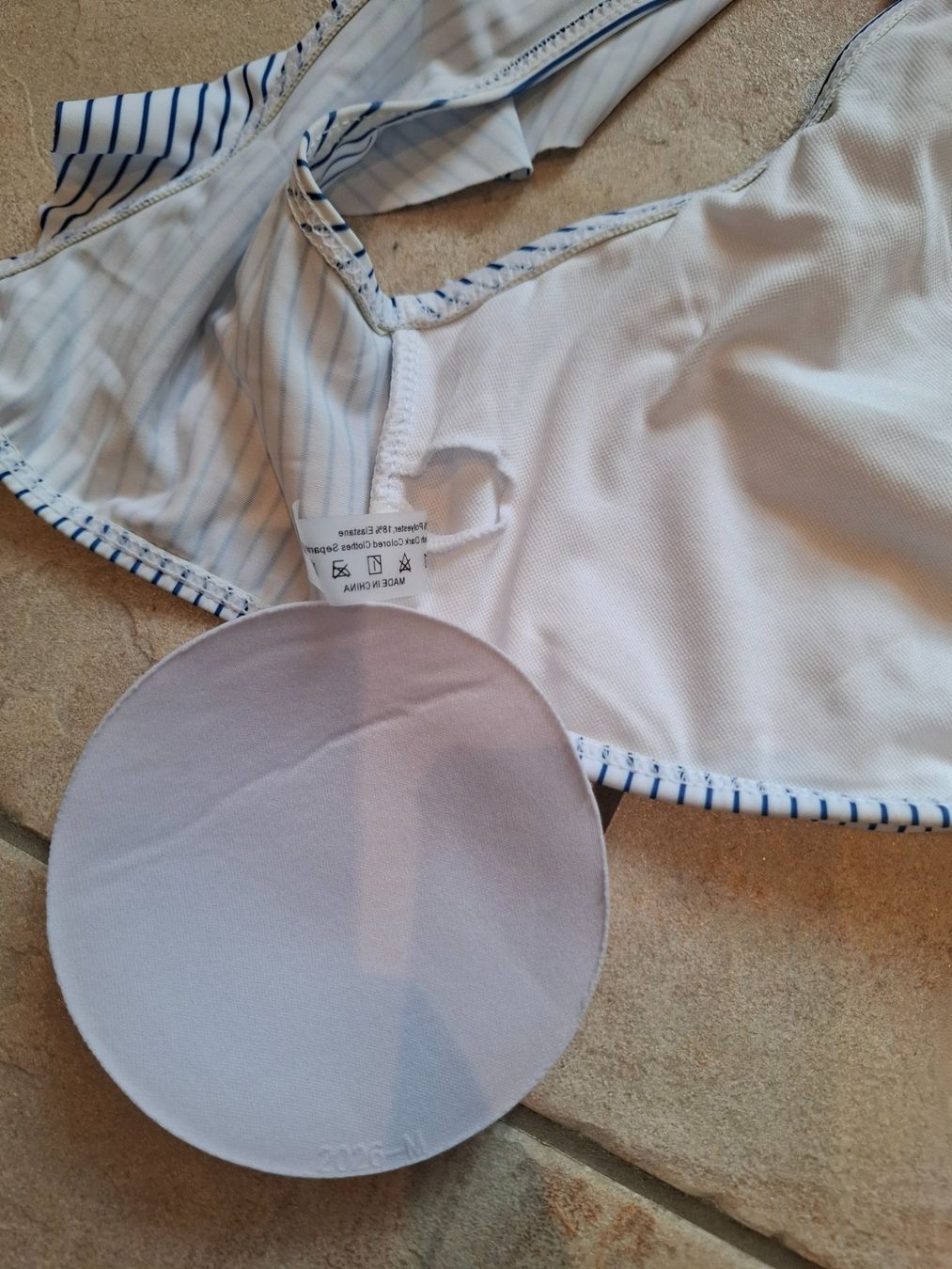 Costumi da bagno & Bikini: Bikini Gr. M blau weiss gestreift – Nuovo (secondo la descrizione) da Wenslingen venduto da kasjupeia 4