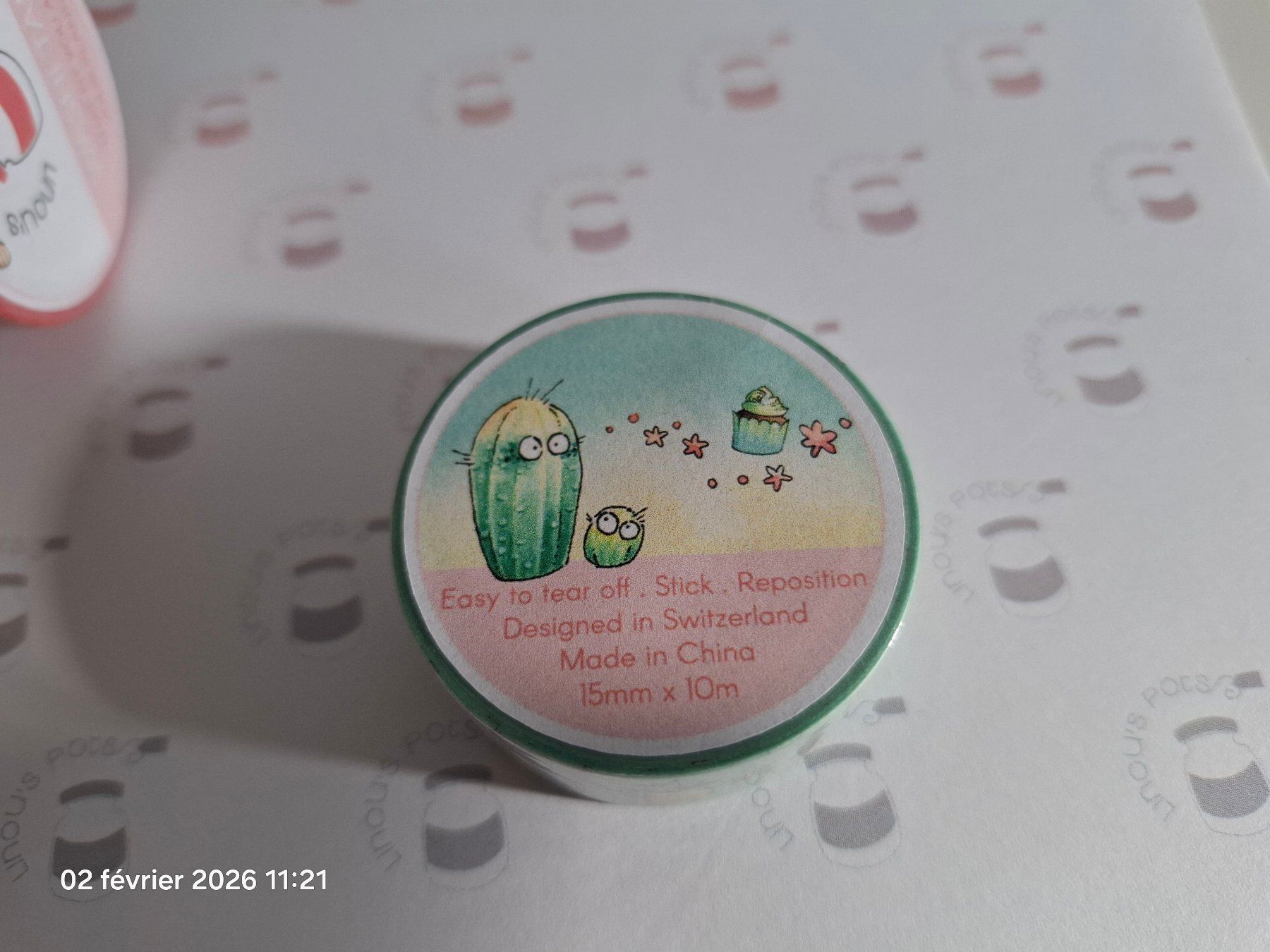 Aufkleber: 5 washi tape 15mmx10m – Neu und originalverpackt aus Yverdon-les-Bains von Dan00 2