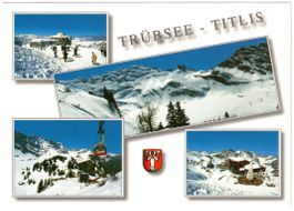 Engelberg - 4 Bild AK Trübsee