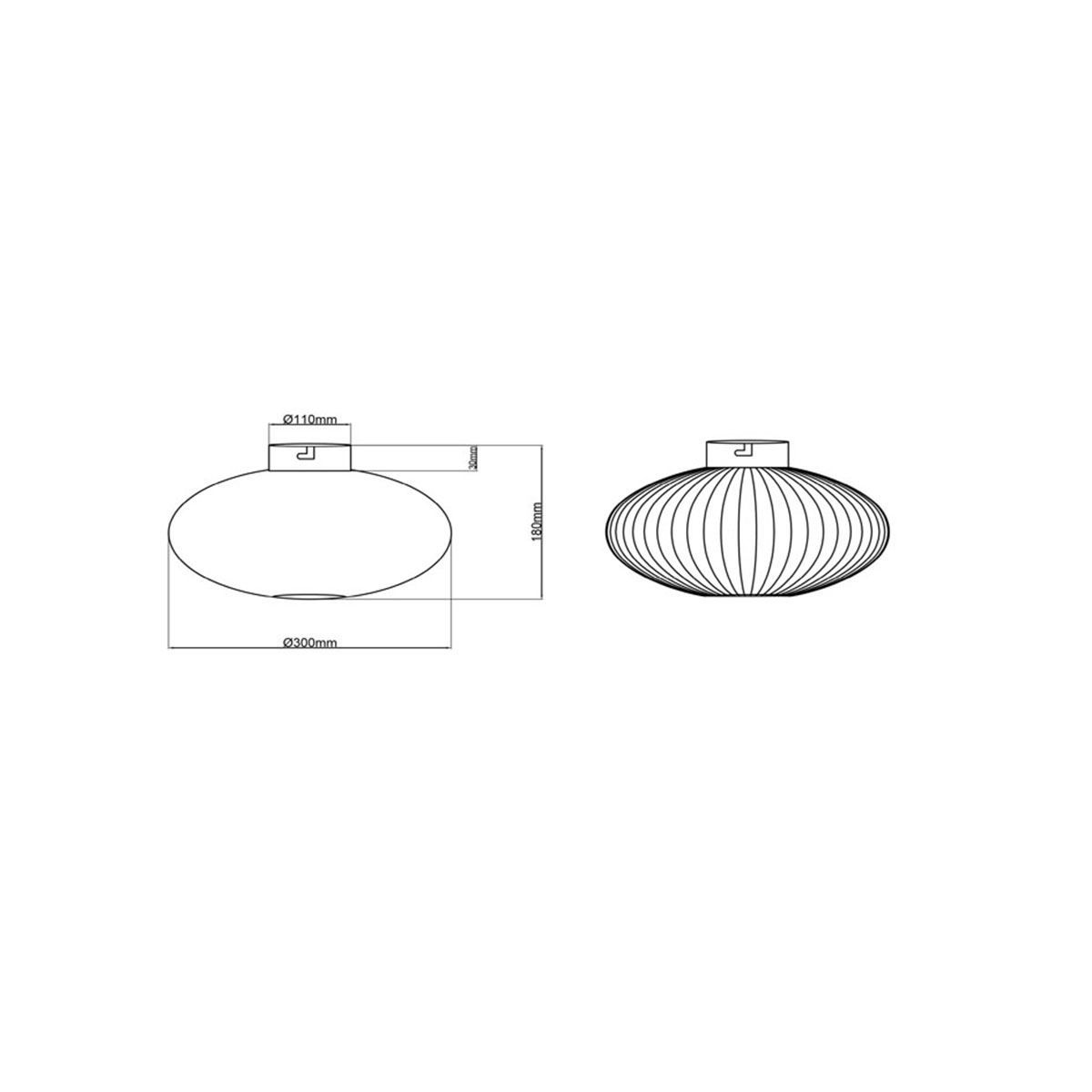 Lampadari & plafoniere: Deckenleuchte, Geflecht-Design, 30 cm Ø – Nuovo (secondo la descrizione) da Kreuzlingen venduto da Smart-Light 6