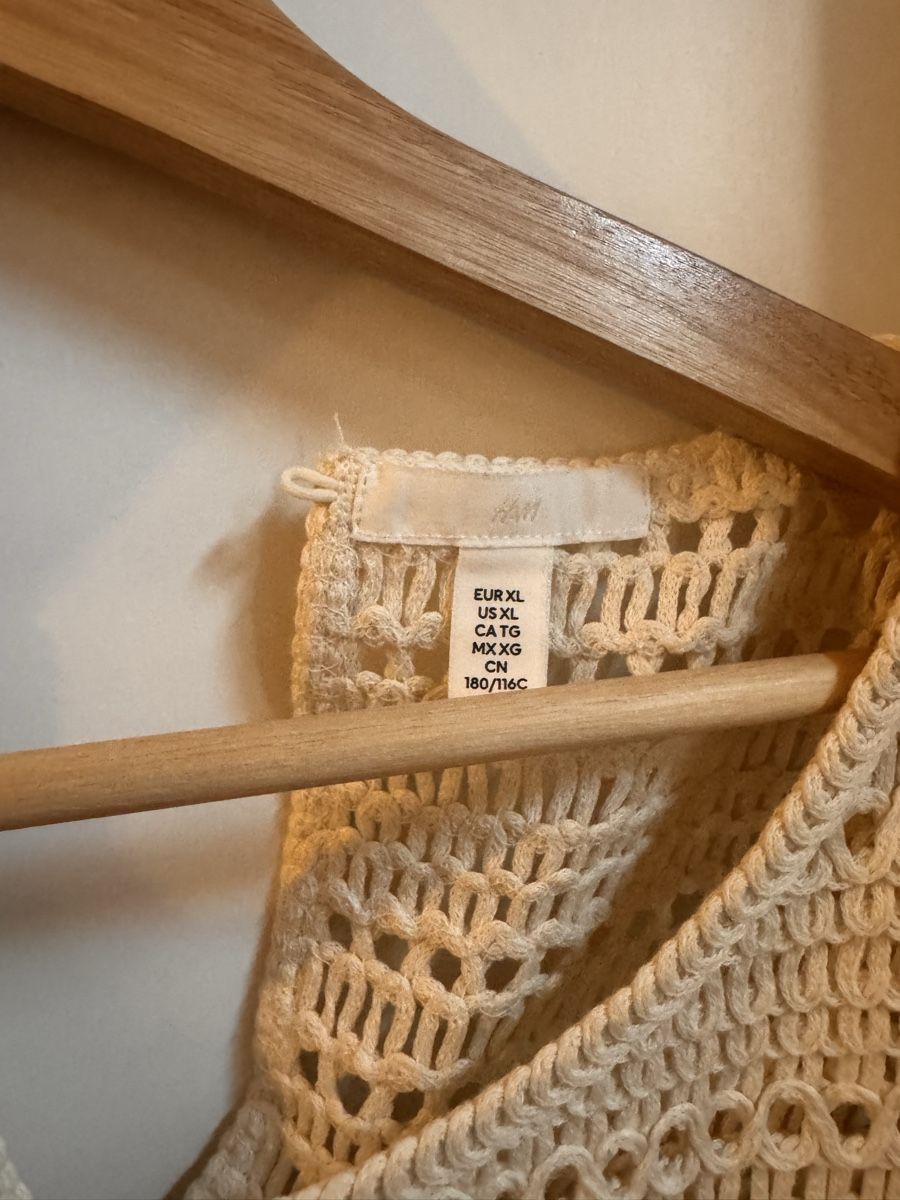 H&M Top: Top en crochet écru  – Usato da Vevey venduto da ebuache 1