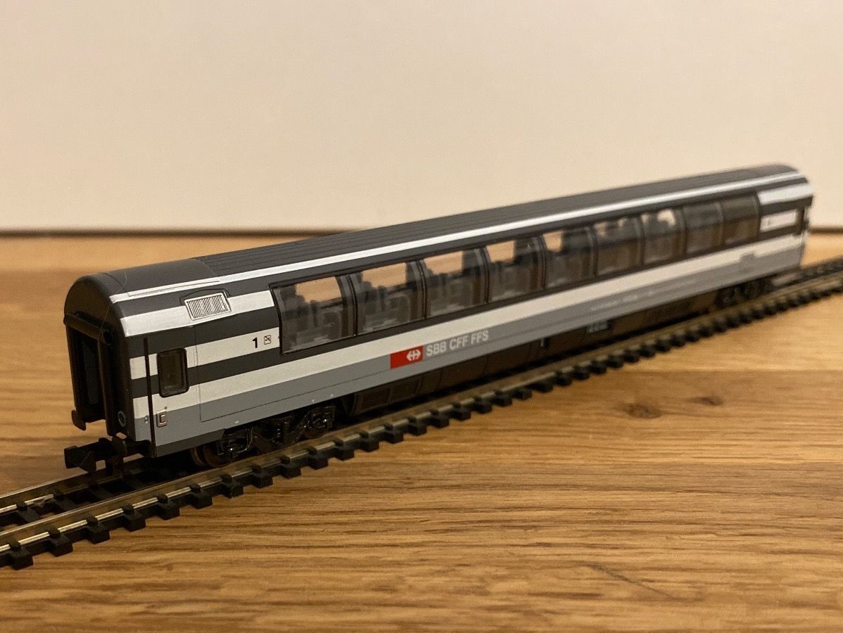 Trix Modellini di ferrovie: Minitrix 13367 SBB EC-Aussichtswagen – Nuovo (secondo la descrizione) da Schlierbach venduto da Look8 2