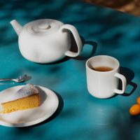 1 x Iittala Raami: Teekrug 1,1 L weiss