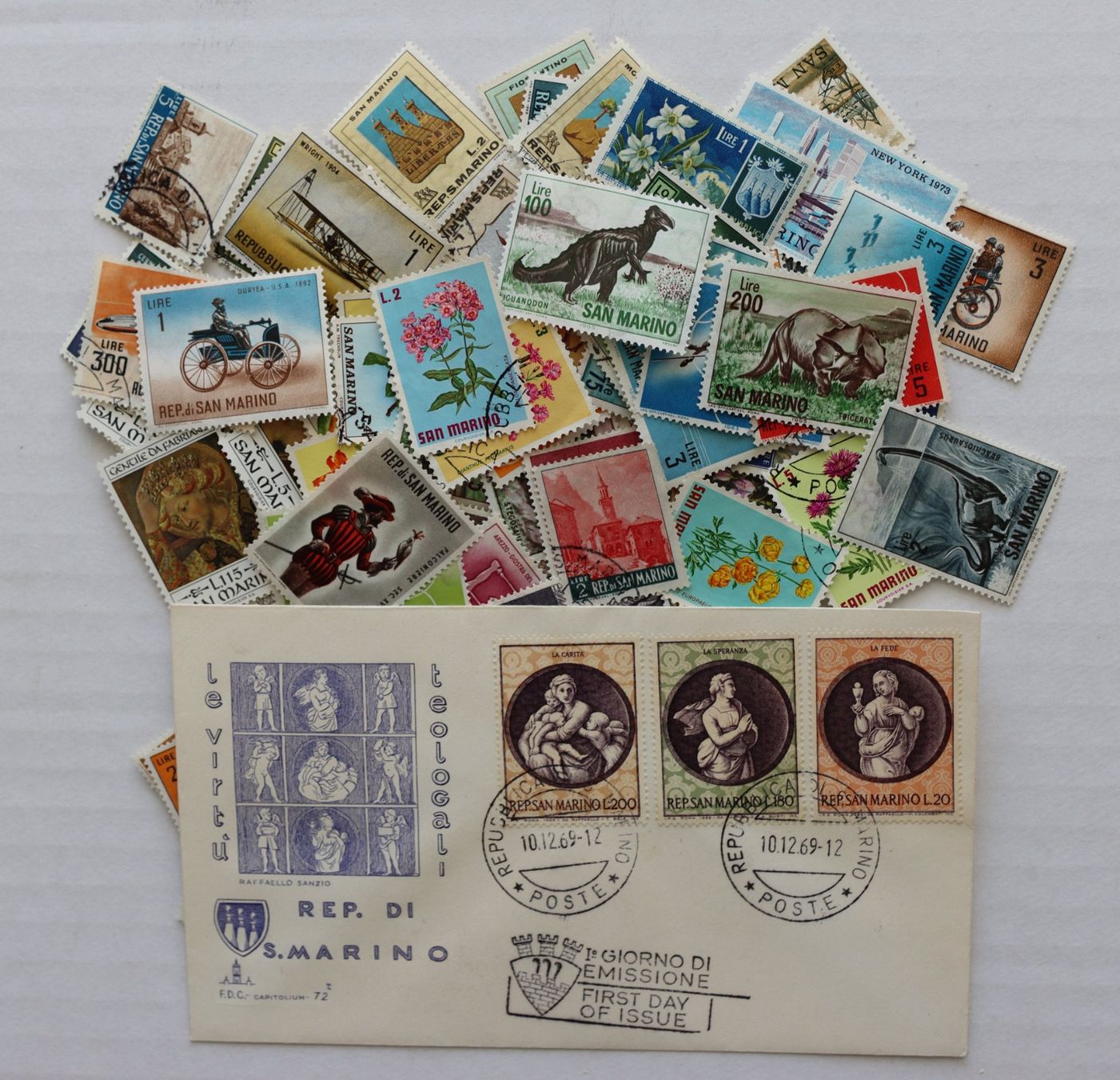 Alle Briefmarken: Briefmarken San Marino – Gebraucht aus Oberentfelden von lakipul 4