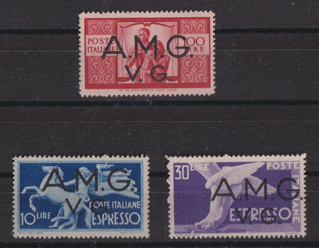 Tous les timbres: Triest Zone A: 3 Werte ** – Neuf (Voir description) à Eschlikon TG par PhilCon