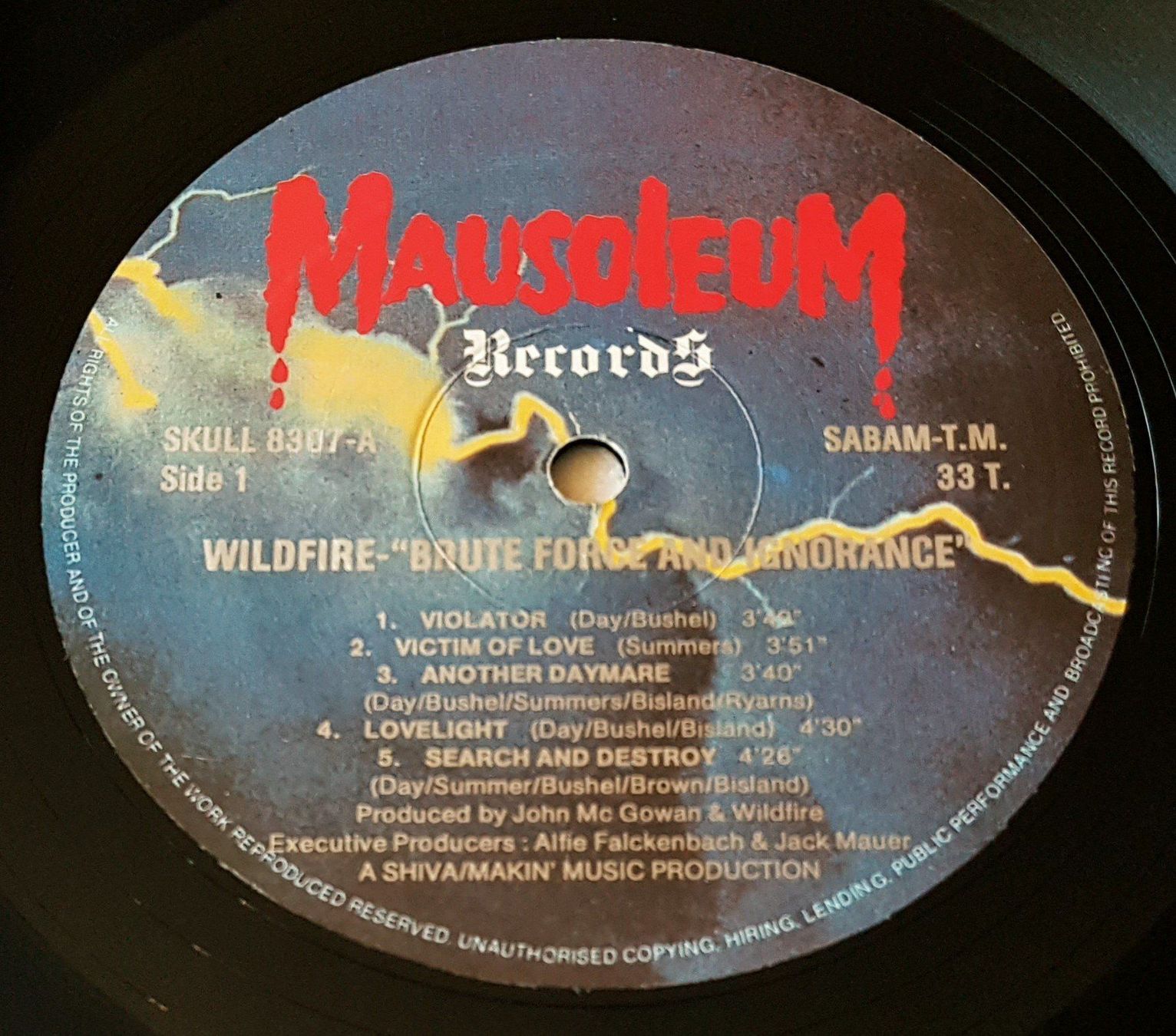 Schallplatten: Wildfire – Brute Force And Ignorance - 1983 - First Press – Gebraucht aus Uster von Zardodel 4