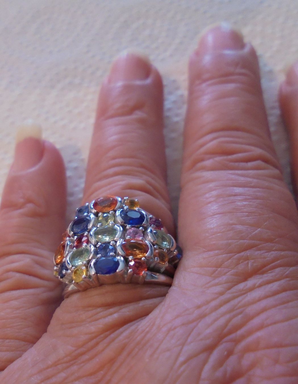 Anelli: Echtschmuck: Saphir-Silberring (53) – Nuovo (secondo la descrizione) da Zuchwil venduto da maumauchi 7