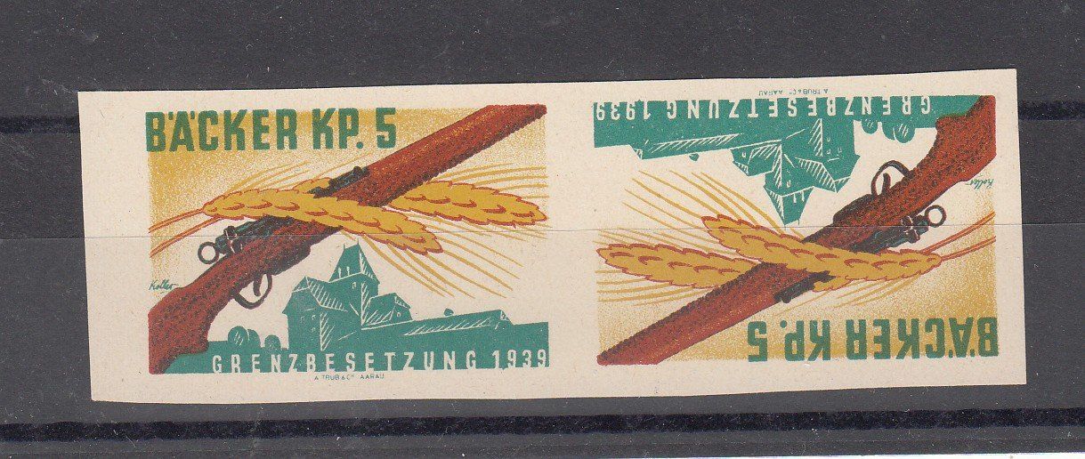Tutti i francobolli: Bäcker 71C2/2** Backer Kp.5 Nach Kat. VSAM 30.- – Usato da Herrliberg venduto da Lfrifda