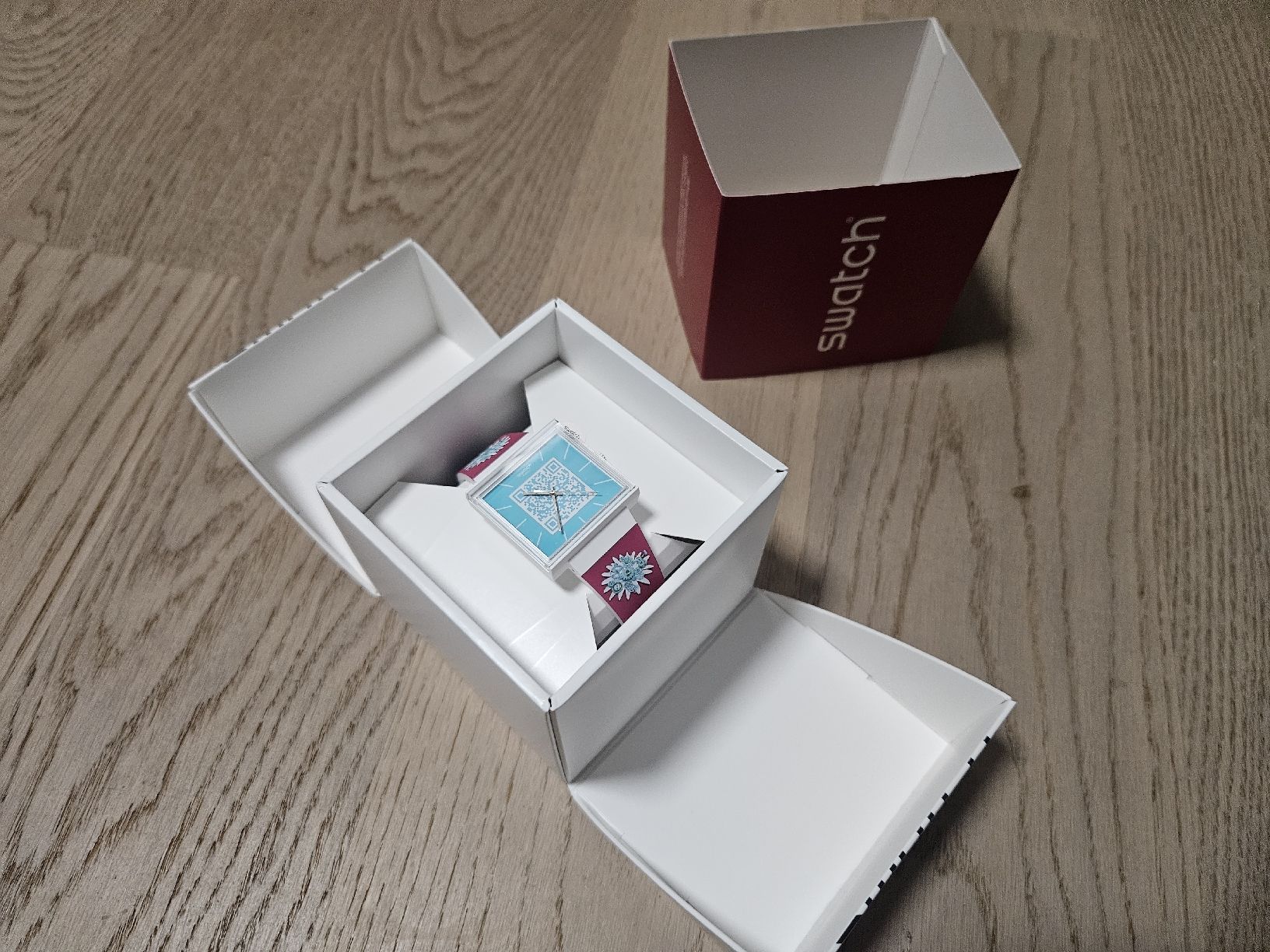 Swatch Uhren: Swatch Aktionärsuhr 2025 - mit QR Code Zifferblatt – Neu und originalverpackt aus Dällikon von superangebote 1