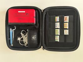 Nintendo 3DS XL rot gebraucht mit Tasche und Spielen