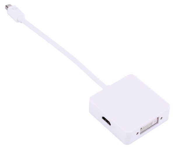 Laufwerke & Adapter: DP zu HDMI / DVI / VGA-Anzei 3 in 1 Mini- – Neu und originalverpackt aus Unterägeri von RmOnline 2