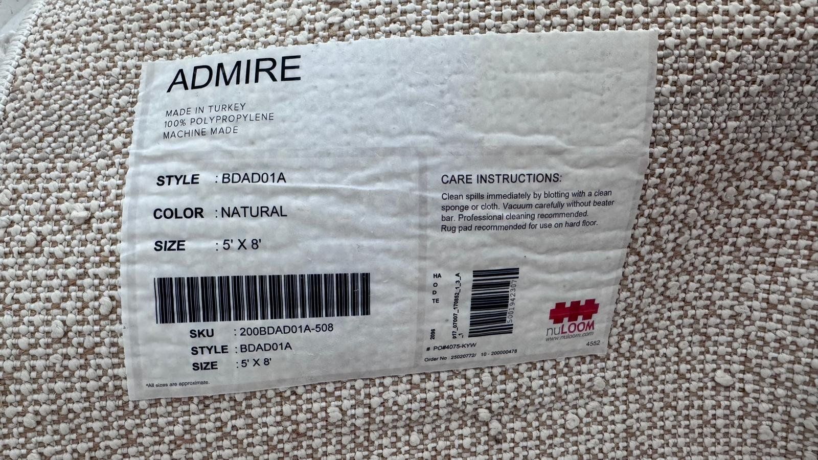 Tappeti: Off White Rug  / Cremefaberner Teppich 2,4m x 1,5m – Usato da Cham venduto da vgu_zgb7 5