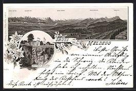 Litho Meldegg, Gasthaus, Zimpa Spitze, G
