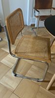 Freischwinger mit wiener Geflecht (Thonet, made in Italy)