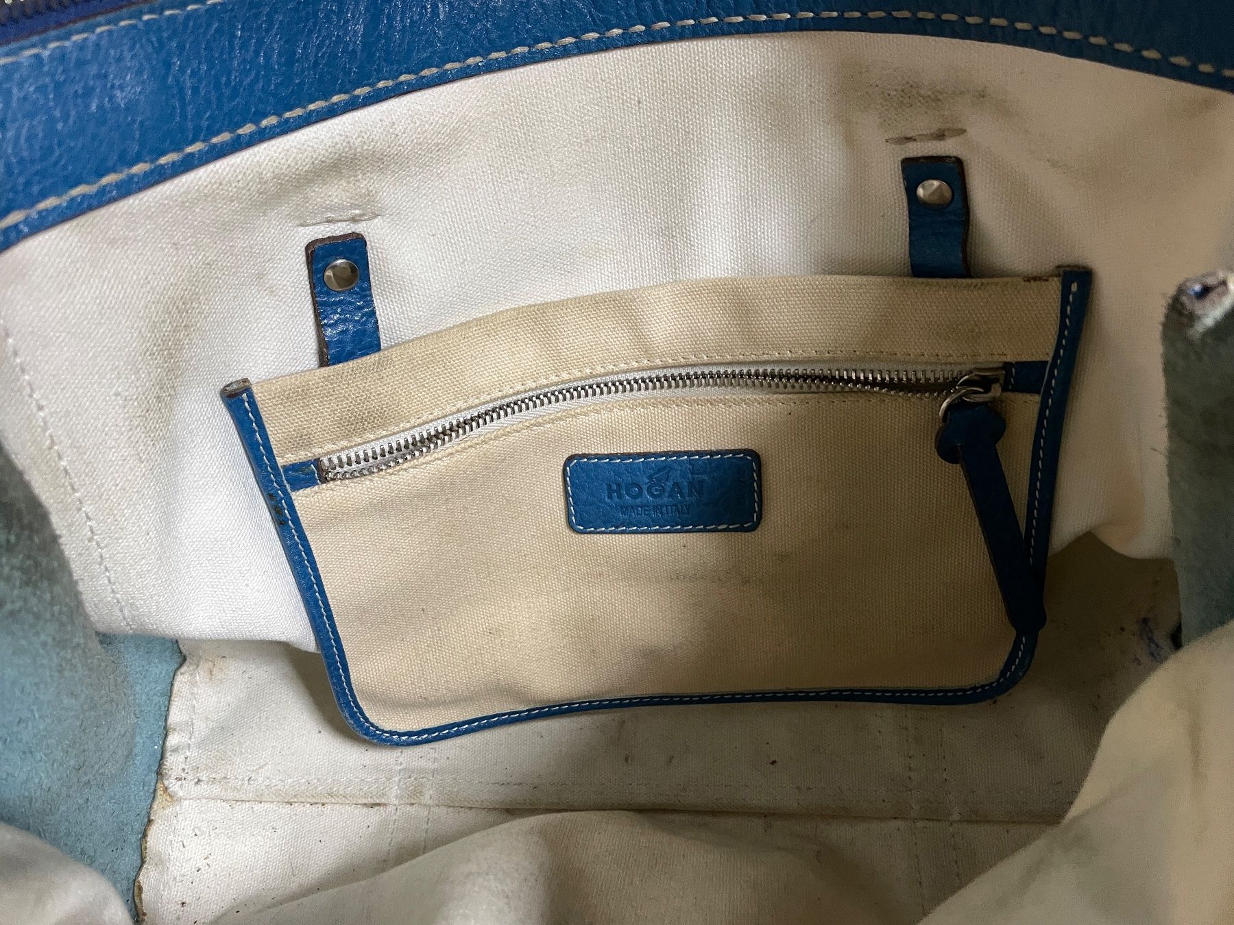 Hogan Borse da donna: HOGAN Handtasche blau / weiss – Usato da Volketswil venduto da n_r_5gdf 8