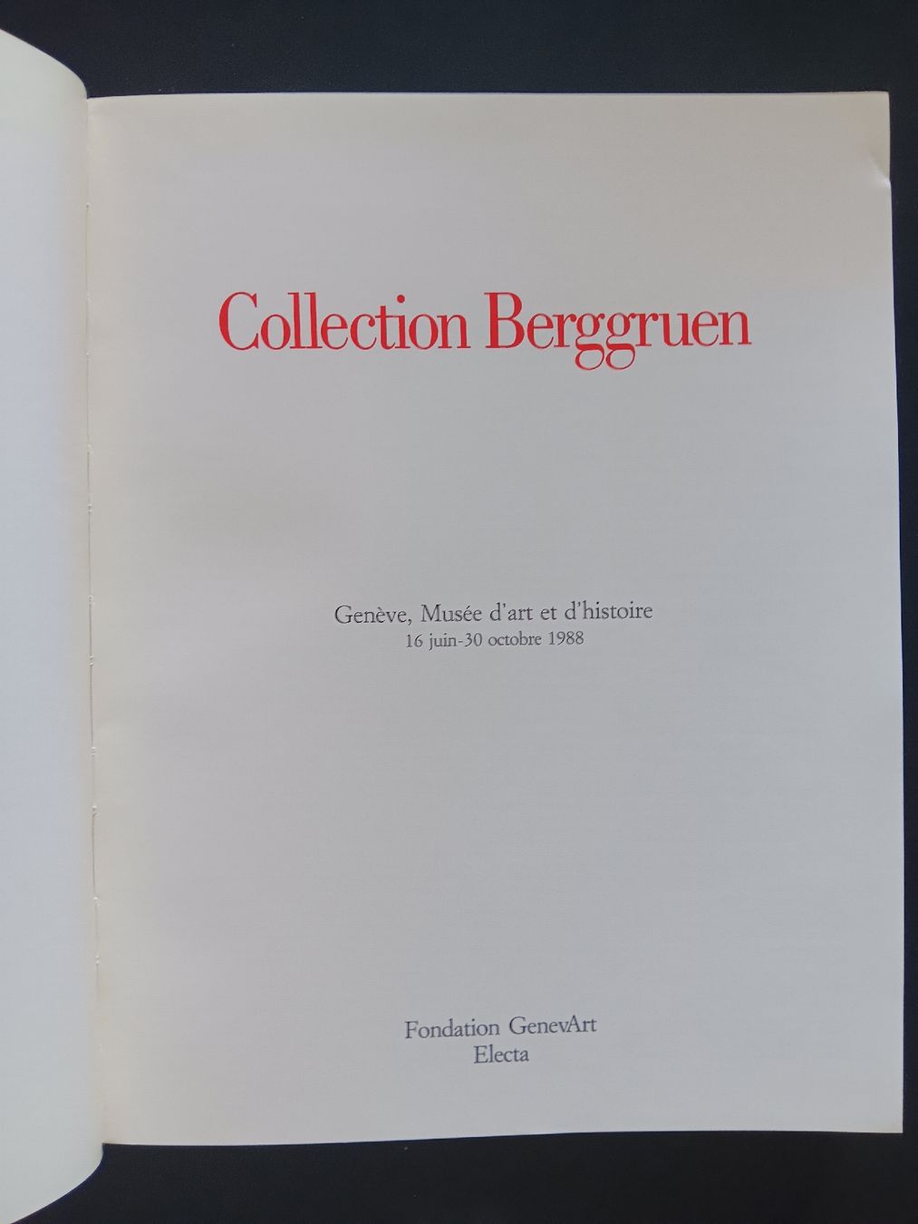 Livres: collection Berggruen – D'occasion à Lausanne par Grabock 2