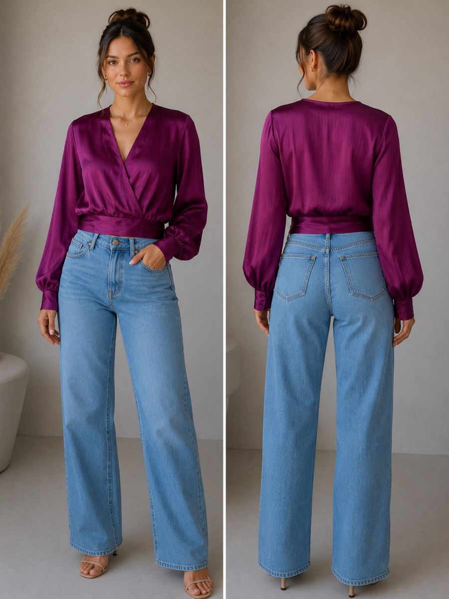 Zara Blusen: ZARA Damen Bluse lila Grösse S – Neu (gemäss Beschreibung) aus Winterthur von fij_f65r