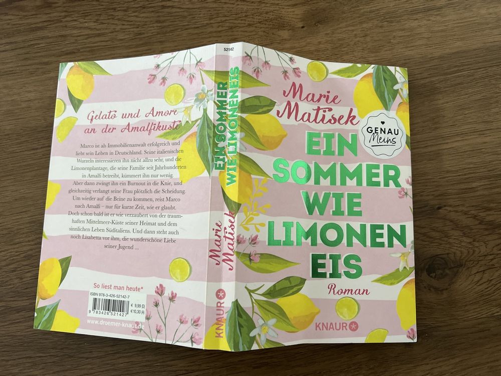 Ein Sommer wie Zitroneneis - Roman - Marie Matisek (Gebraucht) in ...
