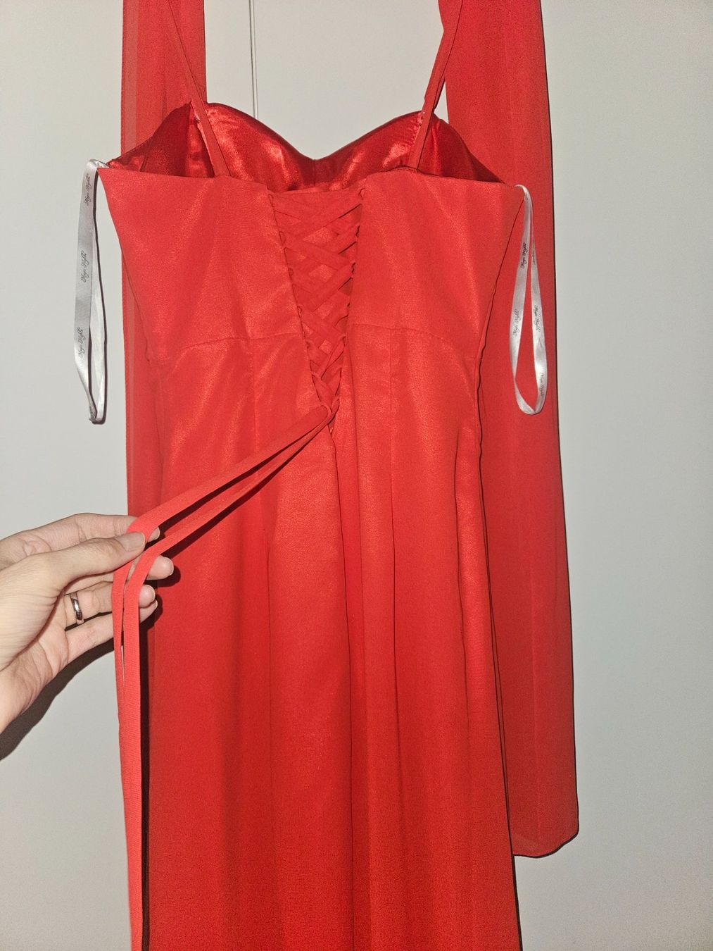 Kleider: Schönes Ballkleid in rot, neu – Neu (gemäss Beschreibung) aus Zürich von lejale01 9