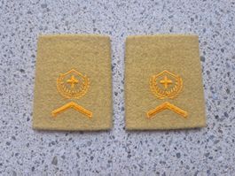  * Gradabzeichen Patten Set Wachtmeister ABC * 