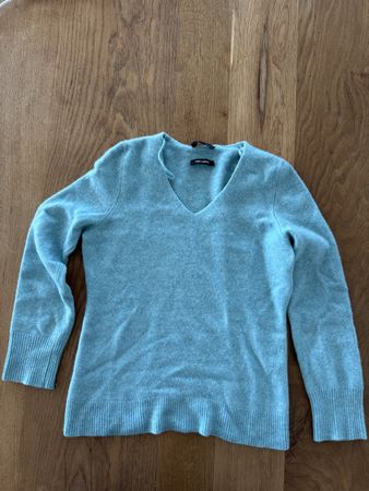 Cashmere Pullover in türkis, Grösse S