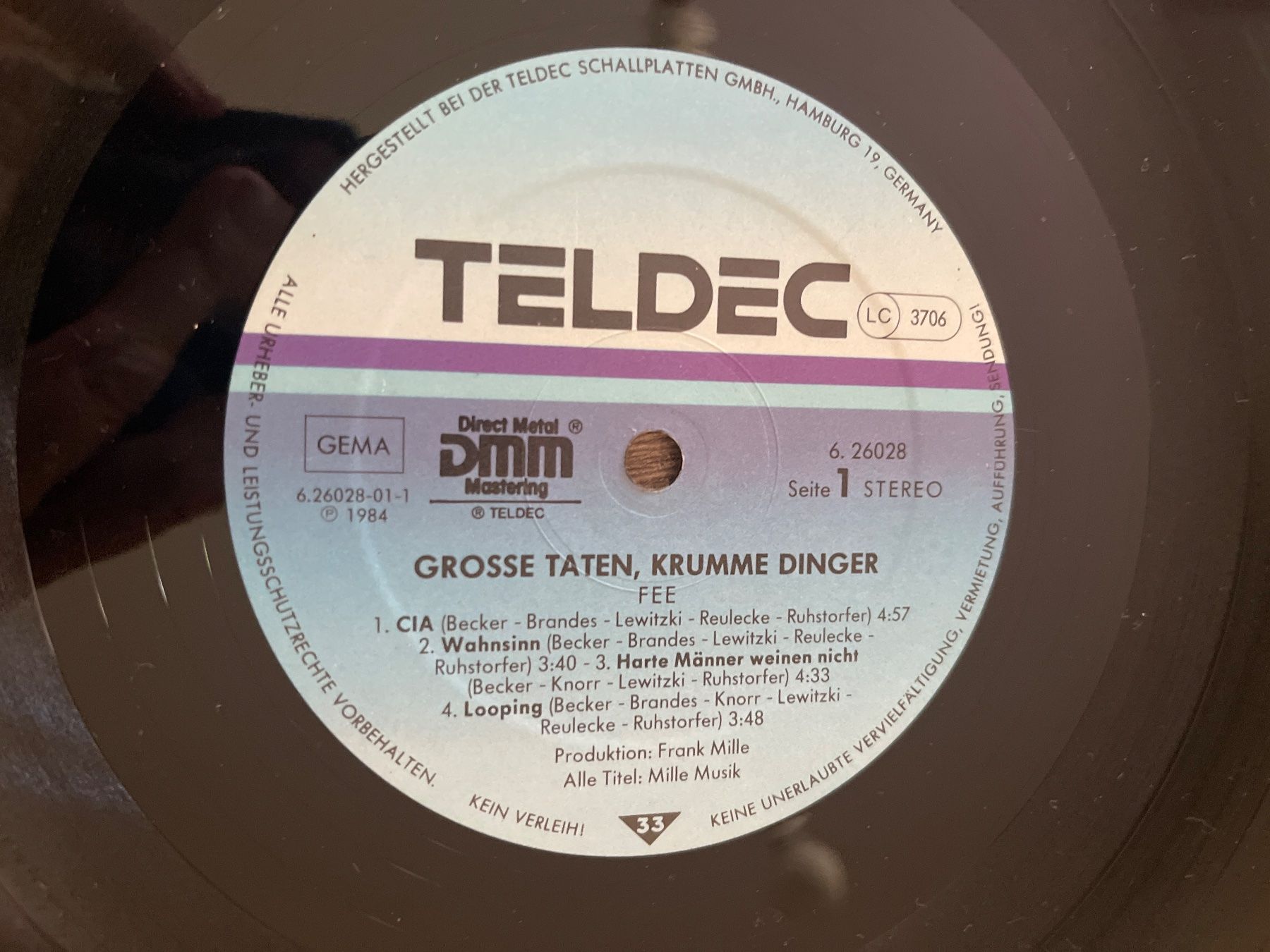 Dischi in vinile: A368/Fee - Grosse Taten, Krumme Dinger – Usato da Frutigen venduto da Philippe_jsp 2