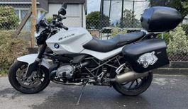 BMW R1200R Motorrad weiss guter Zustand