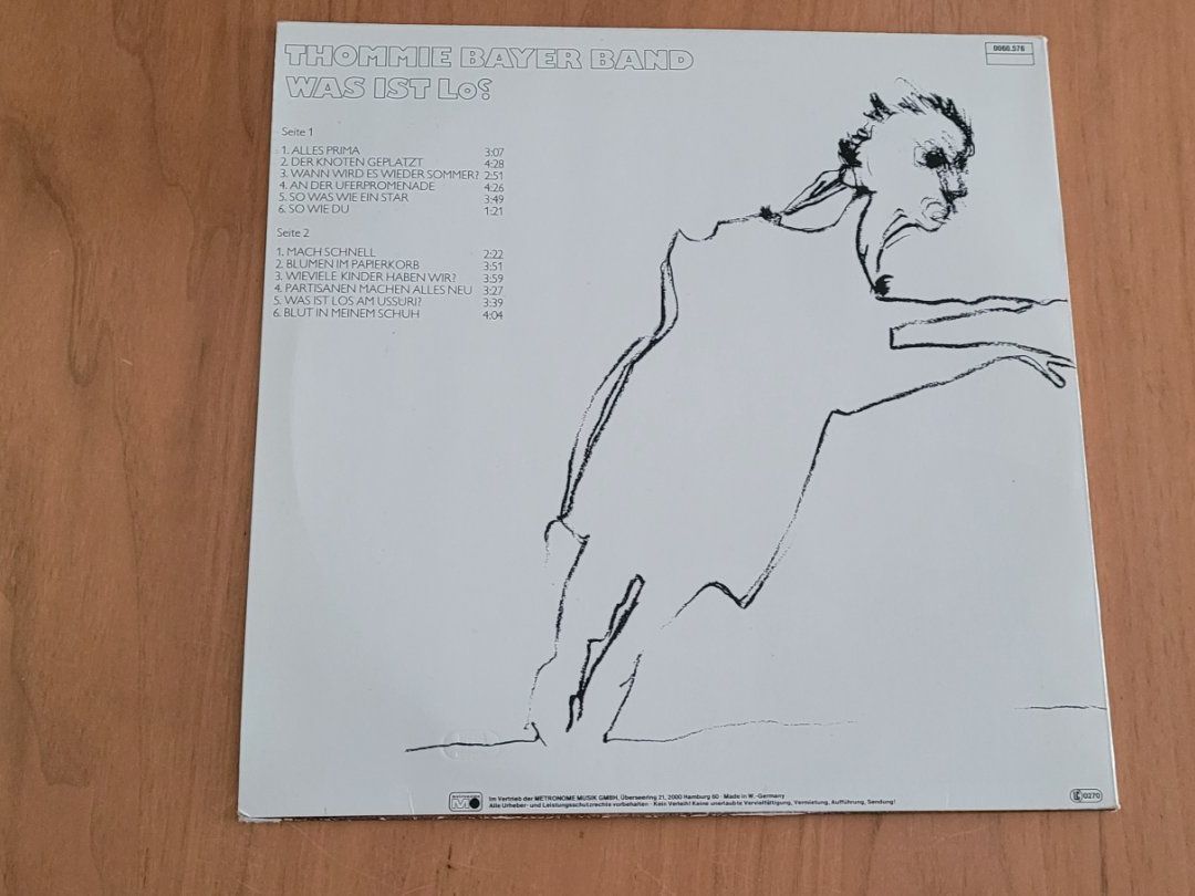 Dischi in vinile: LP  Thommie Bayer Band – Usato da Martigny venduto da MZ-67 1