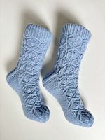 Warme handgestrickte Socken Grösse 40/41