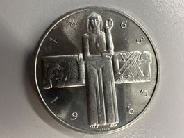 5 Fr. Silber Schweiz Rotes Kreuz 1963