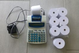 ibico 1214X Tischrechner mit Papierrolle