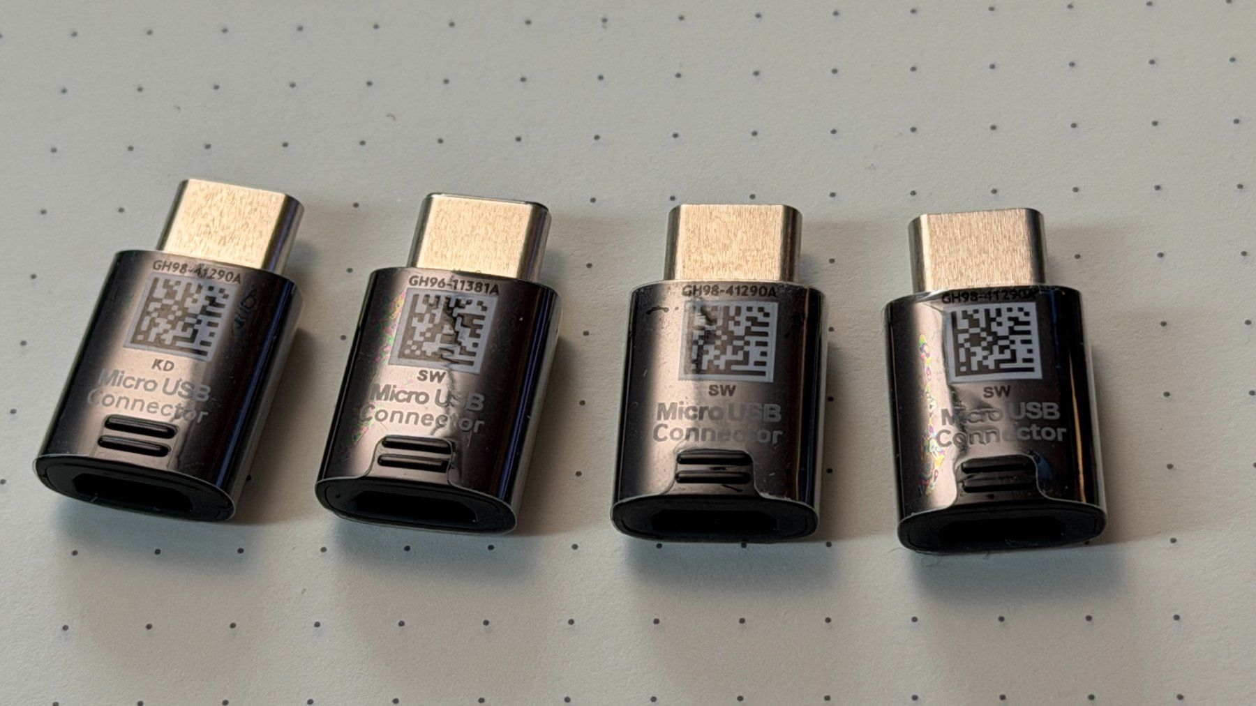 Samsung Adattatori: (4 Stück) Neue USB C / Micro USB Adapter – Nuovo e nell'imballaggio originale da Kleinandelfingen venduto da Mypaq