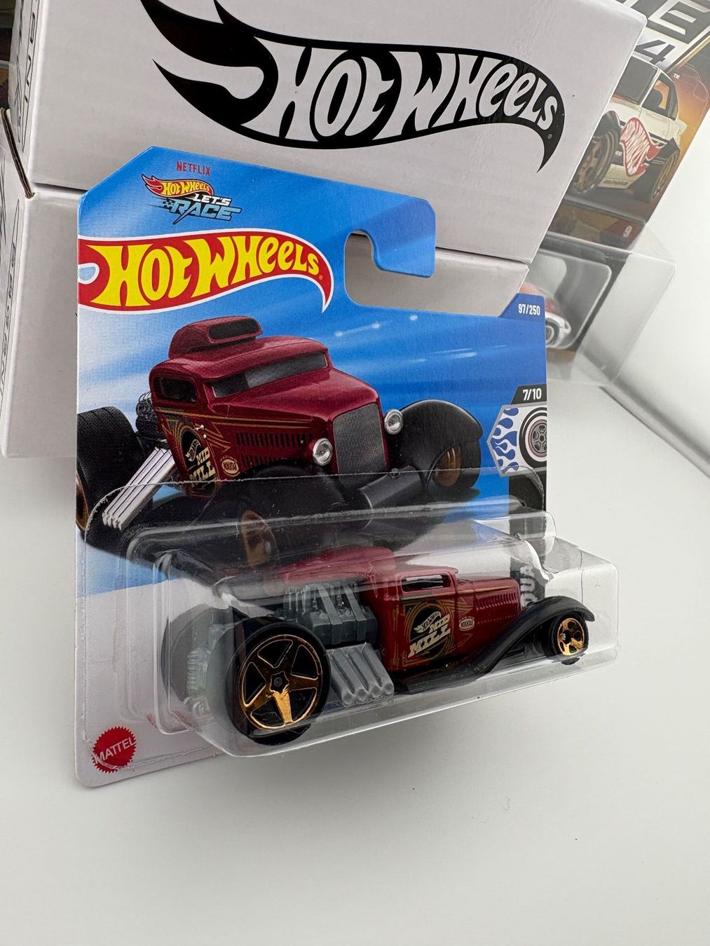Hot Wheels Modellini d'auto: Hot Wheels Mid Mill Rod Squad - 2025 - 97/250 – Nuovo e nell'imballaggio originale da Flawil venduto da HeisseReifen 3