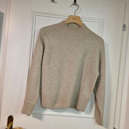 Warmer Strickpullover in Beige,Grösse 38/40