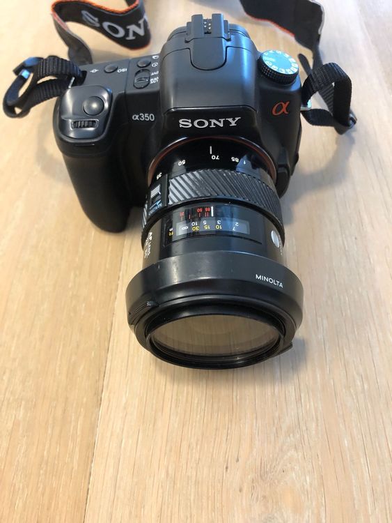 Sony Alpha A350 APSC + 3 Objectifs Et Sacoche – Reflex Numérique Occasion