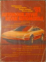 Katalog der Automobil Revue 1981
