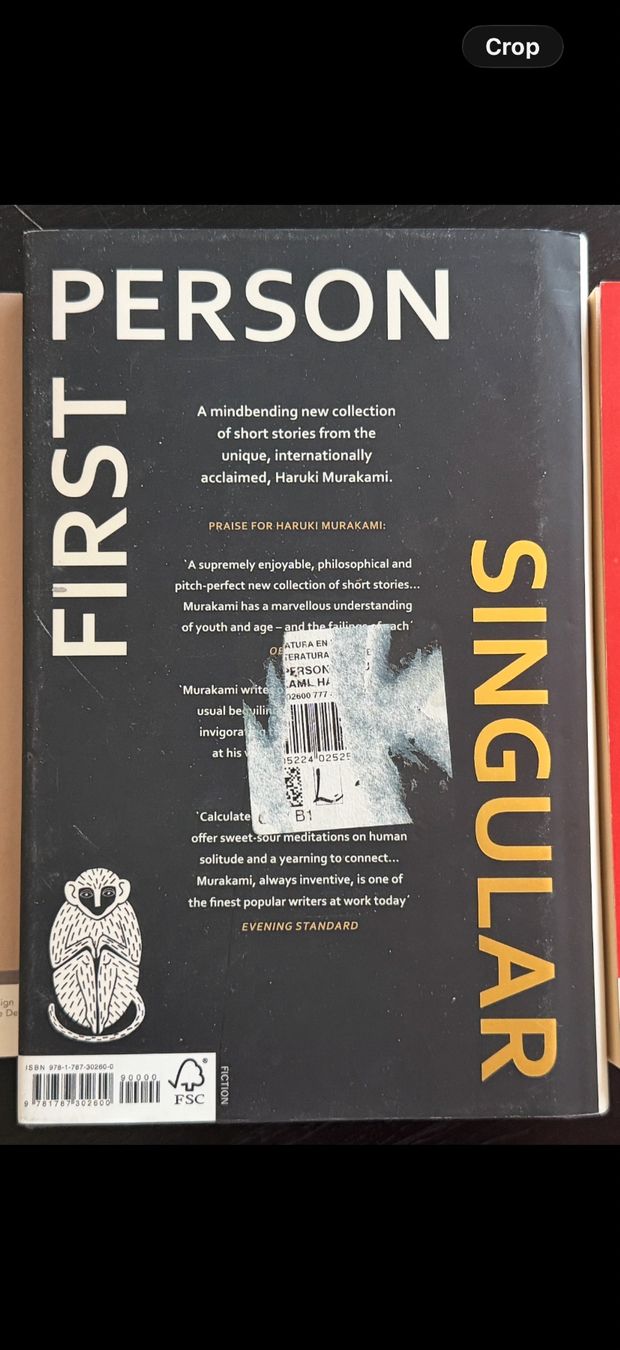 Libri: Murakami First Person Singular – Usato da Zürich venduto da pre_vy7t 1