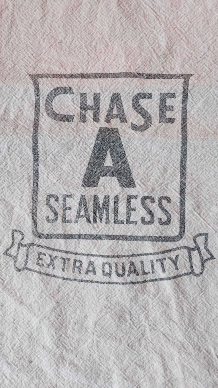 Tessuti: Vintage Baumwoll-Leinensack "CHASE Seamless Extra Quality" – Usato da Thalheim venduto da silvara01 4