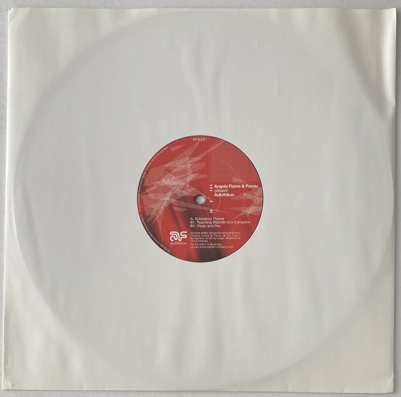 Dischi in vinile: Angela Flame & Pacou, Autofokus (Techno) – Nuovo (secondo la descrizione) da Flums venduto da Empe1
